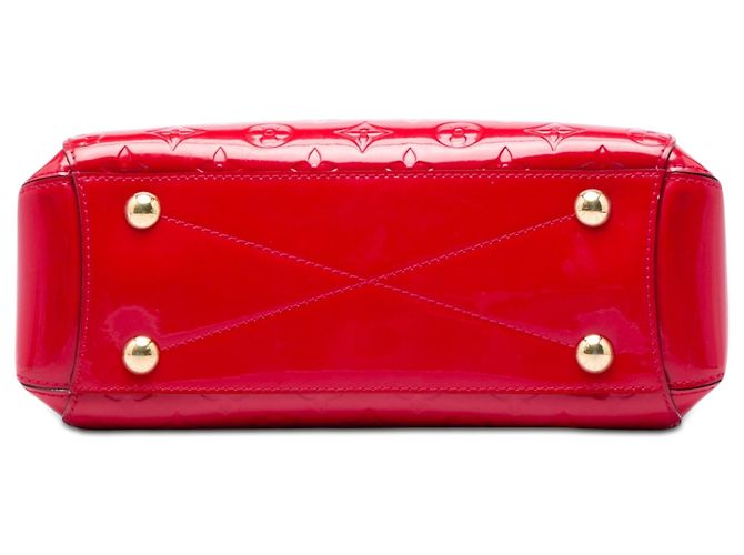 Louis Vuitton Red Monogram Vernis Montaigne BB Rouge - vue 3