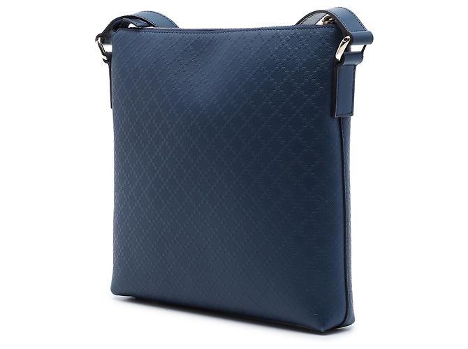 Gucci Hilary Lux Crossbody in vitello blu Diamante - vista 2