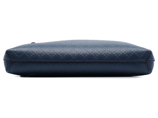 Gucci Hilary Lux Crossbody in vitello blu Diamante - vista 3