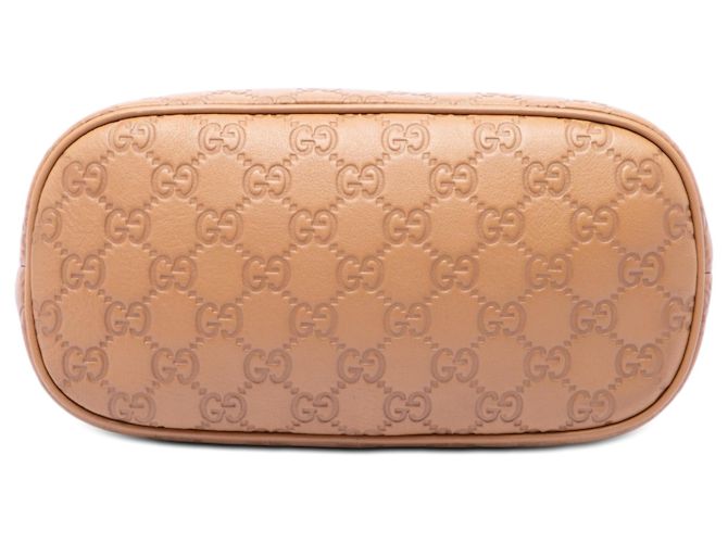 Borsa Mini Guccissima Dome Gucci Marrone Marrone chiaro - vista 3