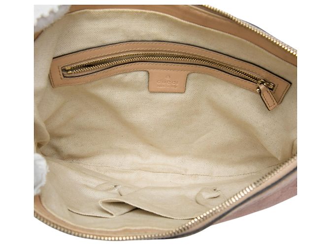 Gucci Pink GG Canvas Lovely Crossbody Rosa - vista 4