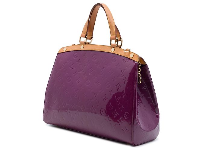 Louis Vuitton Purple Monogram Vernis Brea GM Porpora - vista 2