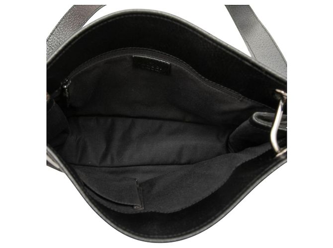 Gucci Black GG Canvas Eclipse Crossbody Nero - vista 4
