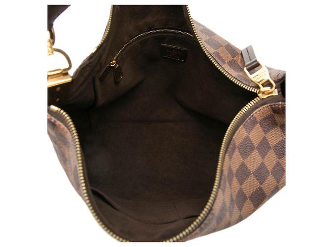 Louis Vuitton Brown Damier Ebene Portobello PM Marrone - vista 4