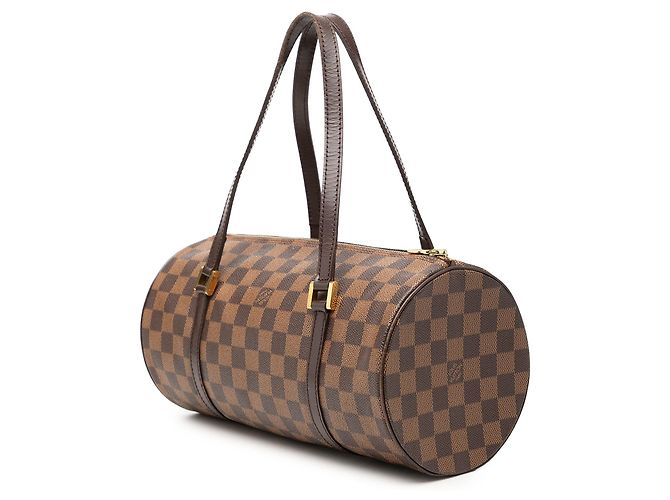 Louis Vuitton Brown Damier Ebene Papillon 30 Marrone - vista 2
