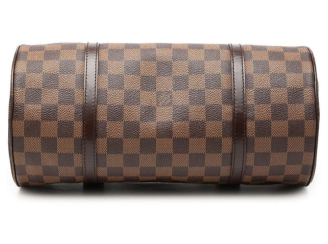 Louis Vuitton Brown Damier Ebene Papillon 30 Marrone - vista 3