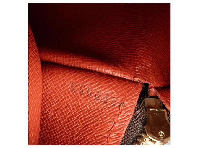 Louis Vuitton Brown Damier Ebene Papillon 30 Marrone - vista 5