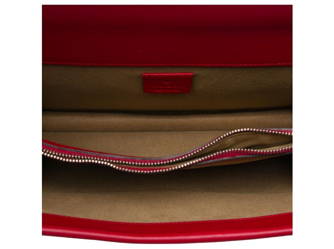 Borsa a tracolla Gucci Dionysus Medium GG Supreme Arabesque Rossa Rosso - vista 4