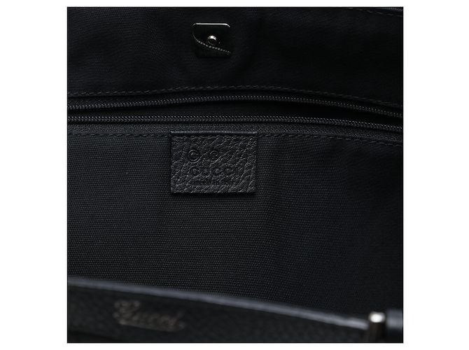 Sac cabas Gucci Abbey en nylon GG noir avec anneau en D - vue 5