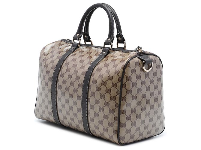 Borsa Boston Gucci Medium GG Crystal Joy Beige - vista 2