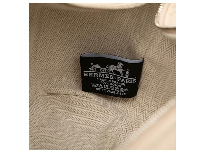 Hermès Beige Small Toile Bride A Brac Case - vista 5