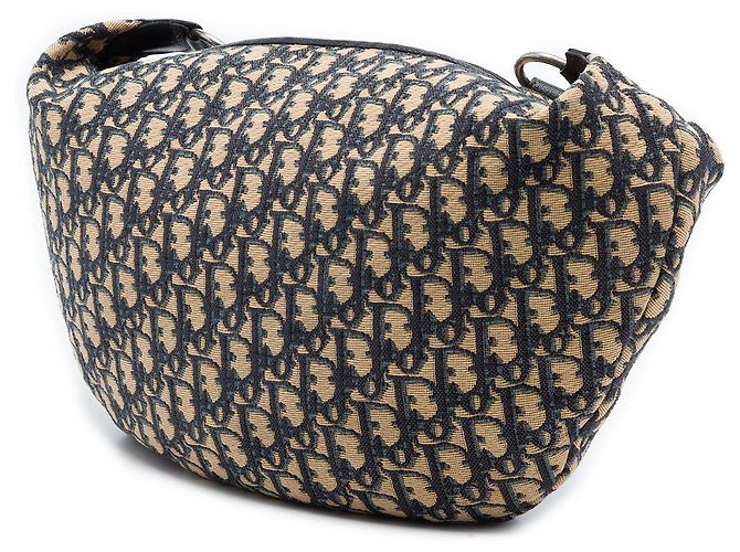 Borsa a tracolla Dior Blue Oblique Canvas Blu navy - vista 2
