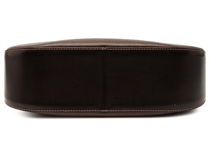Borsa a tracolla Burberry in pelle marrone Marrone scuro - vista 3