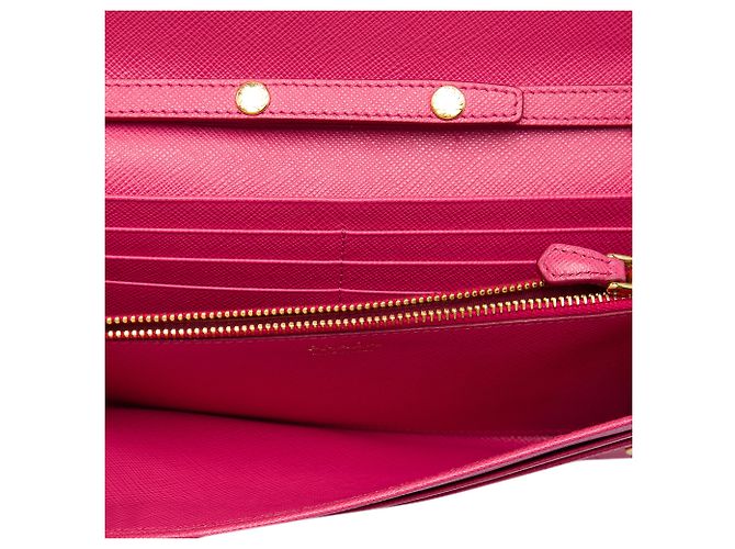 Cartera con cadena Prada Pink Saffiano Lux Rosa - vista 4