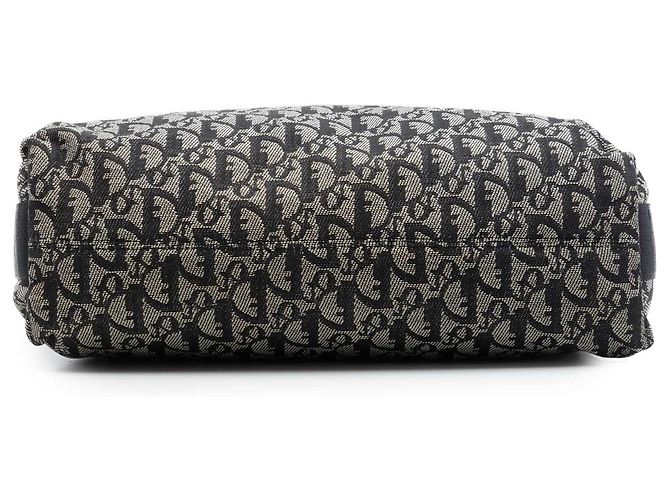 Borsa a tracolla Dior Black Diorissimo Trotter Canvas Nero - vista 3