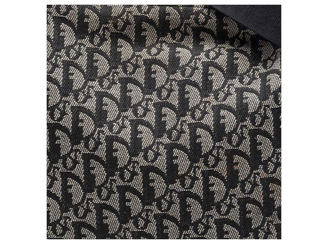 Borsa a tracolla Dior Black Diorissimo Trotter Canvas Nero - vista 6