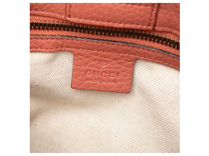 Borsa Gucci Bamboo Shopper Small in pelle di vitello rosa - vista 5