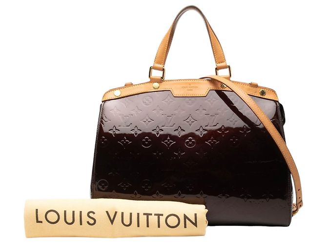 Louis Vuitton Purple Monogram Vernis Brea GM Porpora - vista 8