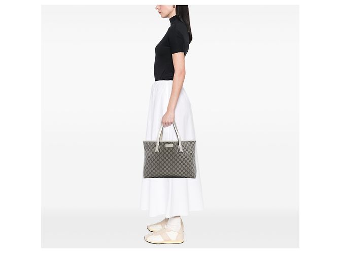 Tote Gucci Beige Medium GG Supreme - vista 6