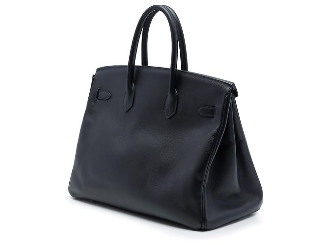 Hermès Black Togo Birkin Retourne 35 Nero - vista 2