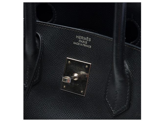 Hermès Black Togo Birkin Retourne 35 Nero - vista 5