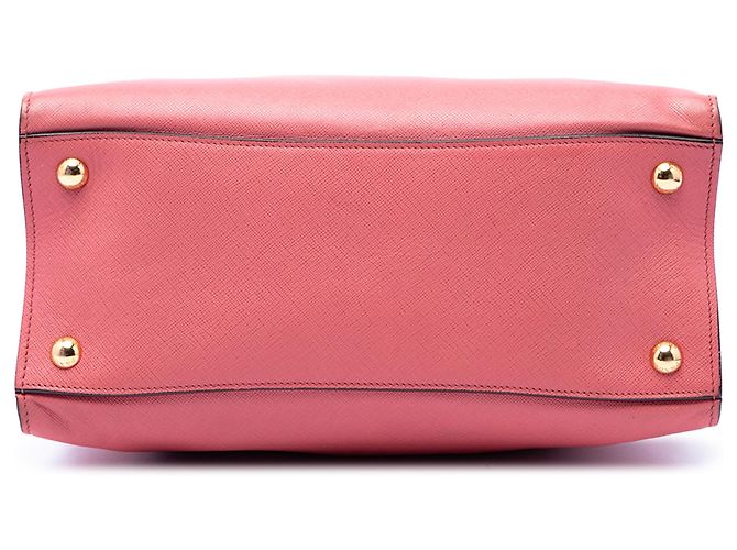 Saco Tote Prada Pink Saffiano Soft Triple Pocket Rosa - vista 3