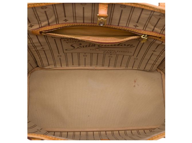 Louis Vuitton Brown Monogram Neverfull MM Braun - Ansicht 4
