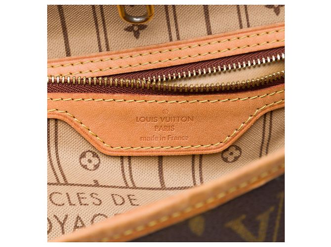 Louis Vuitton Brown Monogram Neverfull MM Braun - Ansicht 5