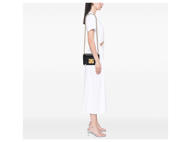 Gucci Bolso Bandolera Guccissima Bee Padlock Small Negro - vista 6