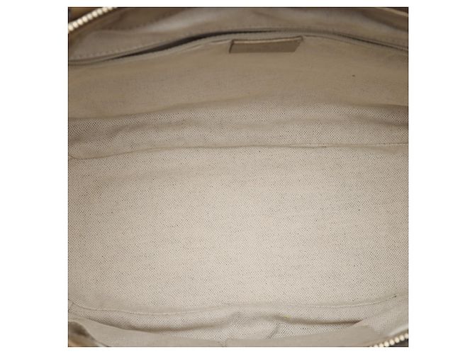 Sac Satchel Gucci Beige GG Canvas Sukey - vue 4