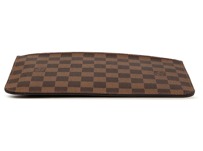 Louis Vuitton Brown Damier Ebene Neverfull MM Pouch - view 3