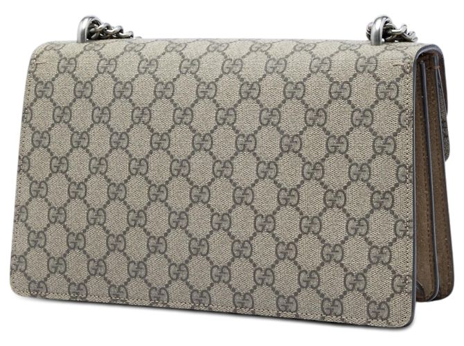Bolsa de Ombro Gucci Dionysus Medium GG Supreme Bege - vista 2