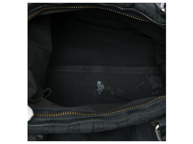 Gucci Tote aus schwarzem GG Canvas - Ansicht 4