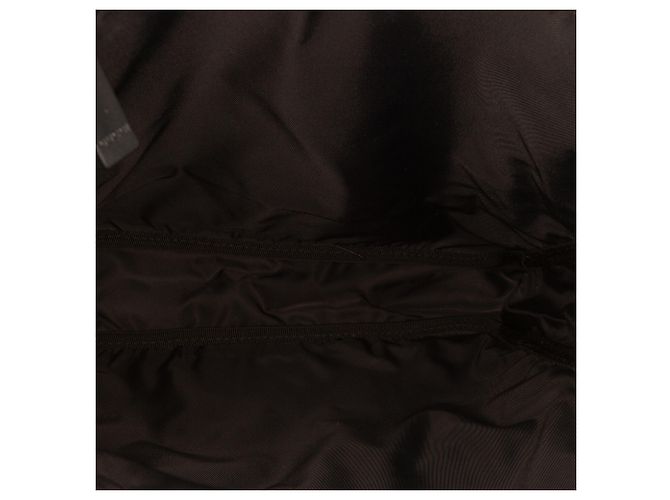 Borsa a tracolla Gucci in nylon nero con Interlocking G Web - vista 4