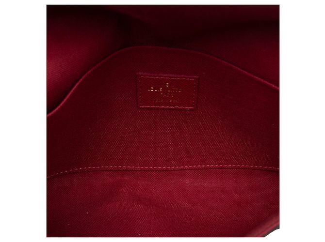 Louis Vuitton Brown Monogram Pochette Felicie Marrone - vista 4