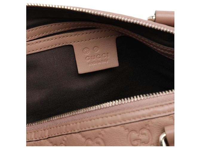 Borsa Boston Gucci Brown Medium Guccissima Joy Marrone Carne - vista 5