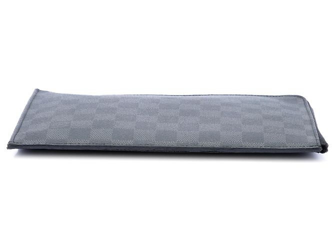Louis Vuitton Black Damier Graphite Pochette Jour PM Negro - vista 3