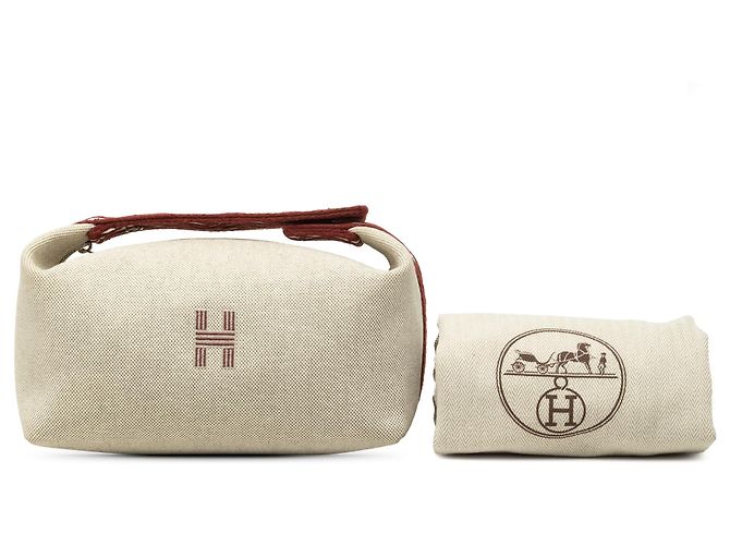 Custodia Hermès Beige Small H Plume Bride A Brac - vista 7