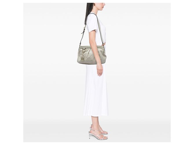 Gucci White Guccissima Sukey Crossbody Bianco - vista 5