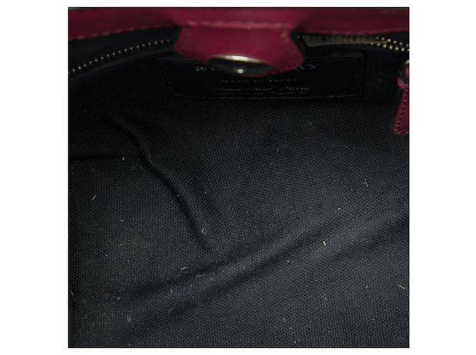 Borsa Satchel Banner Burberry in pelle borchiata viola e House Check per neonati Porpora - vista 4