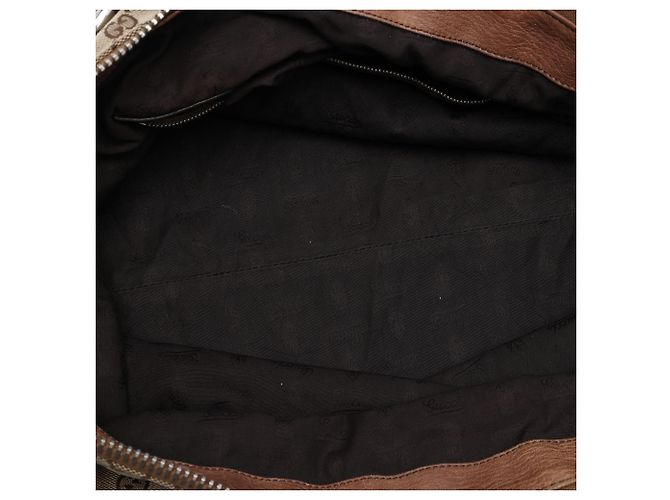 Tote Gucci Beige Large GG Canvas Bamboo Bar - vista 4