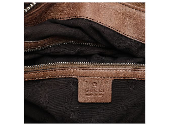Tote Gucci Beige Large GG Canvas Bamboo Bar - vista 5