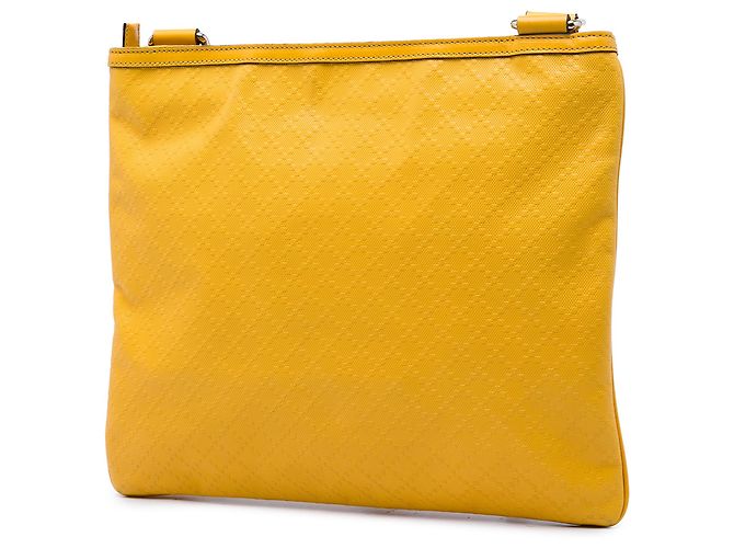 Gucci Yellow Diamante Hilary Lux Crossbody Giallo - vista 2
