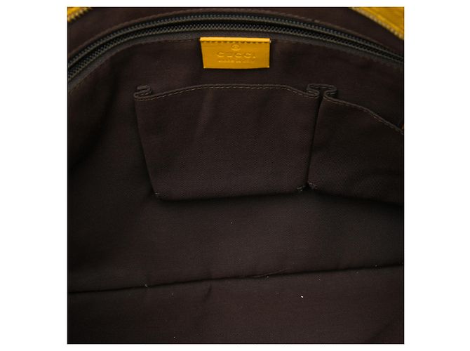 Gucci Yellow Diamante Hilary Lux Crossbody Giallo - vista 4