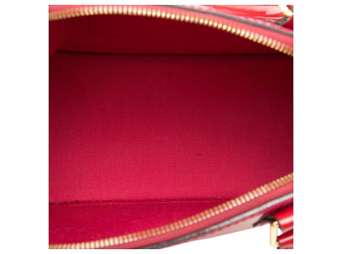 Louis Vuitton Red Monogram Vernis Alma BB Rot - Ansicht 4