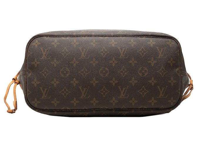 Louis Vuitton Brown Monogram Neverfull MM Marrone - vista 3