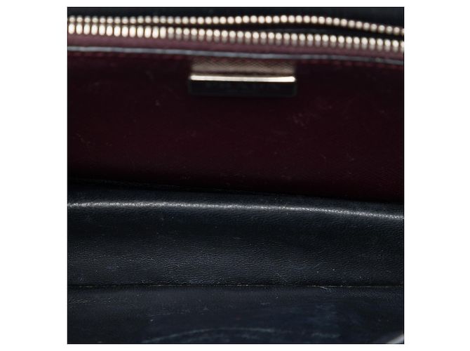 Bolsa Satchel Prada Red Saffiano Lux Sound Lock Vermelho Bordeaux - vista 4