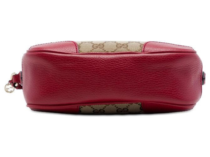 Borsa a tracolla Gucci Bree in tela GG beige - vista 3