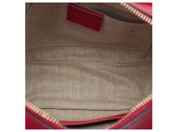 Borsa a tracolla Gucci Bree in tela GG beige - vista 4