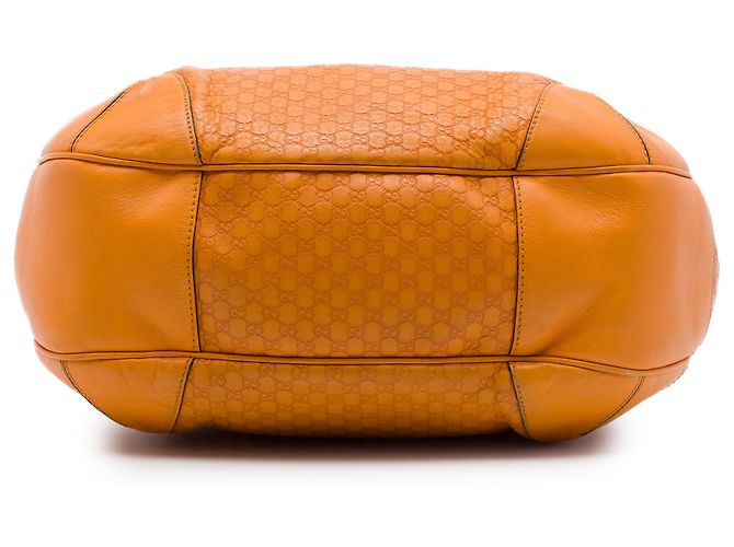 Borsa a spalla Gucci Nice Microguccissima Arancione - vista 3